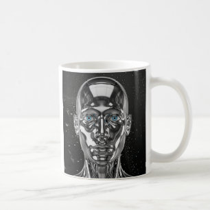 Mug Androïde chrome étincelant