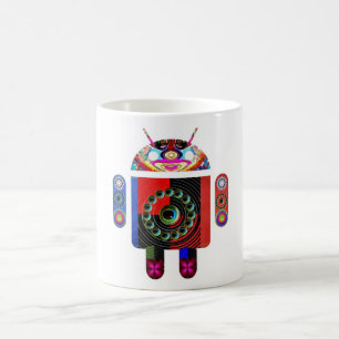 Mug Androïde de papa et de bébé - Art101 par Navin