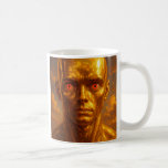 Mug Androïde doré yeux rouges<br><div class="desc">Ce mug androïde doré yeux rouges est une pièce marquante pour tous les amateurs de science-fiction, de robots futuristes et d’art digital puissant. Le visuel montre un androïde hyper réaliste à la peau dorée éclatante, avec des yeux rouges intenses qui captent immédiatement l’attention. L’arrière-plan enflammé renforce l’ambiance dramatique et futuriste...</div>