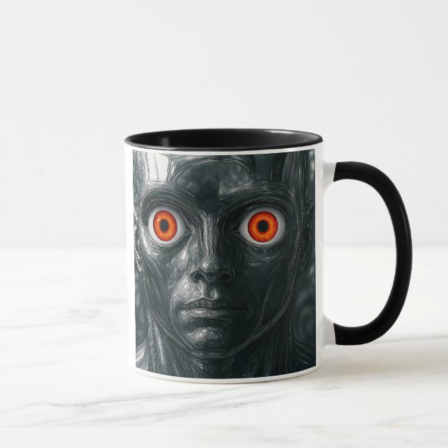Mug Androïde yeux lumineux (Droite)