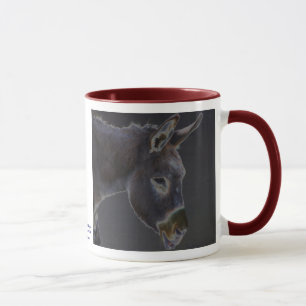 Mug Âne aux nuances foncées - délivrance animale de