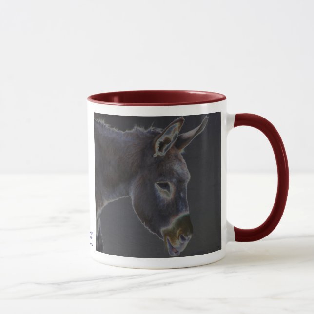Mug Âne aux nuances foncées - délivrance animale de (Droite)