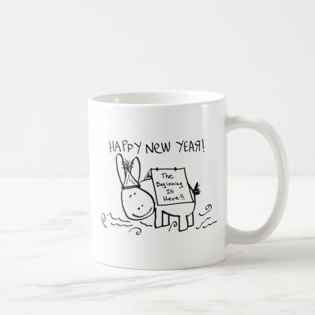 Mug âne de bonne année (Droite)