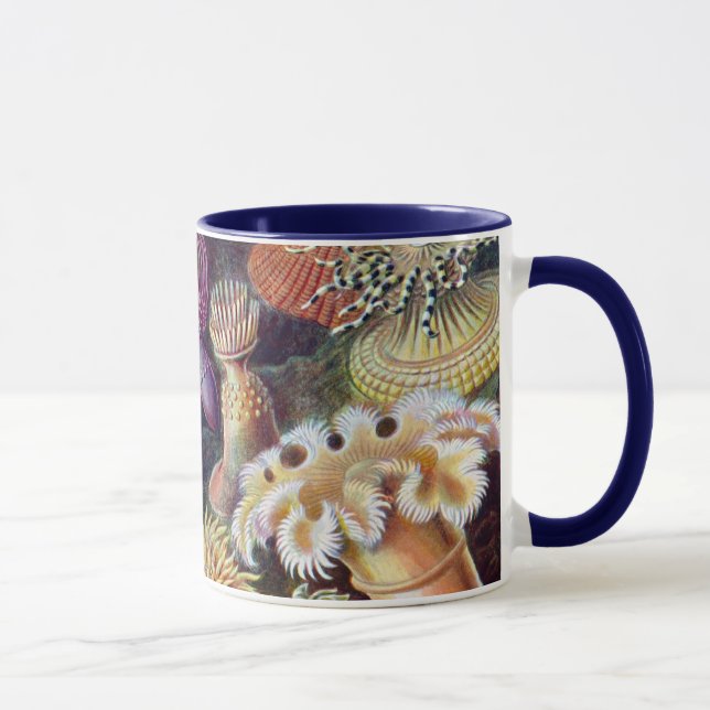 Mug Anémones sous-marines vintages par Ernst Haeckel (Droite)