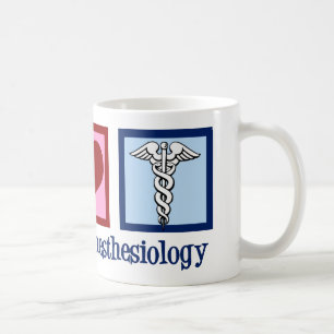 Mug Anesthésiologie de l'amour pour la paix