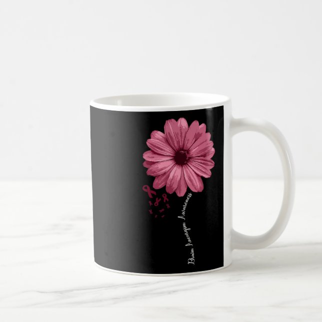 Mug Aneurysme Sensibilisation Guerrier Soutien Unique  (Droite)