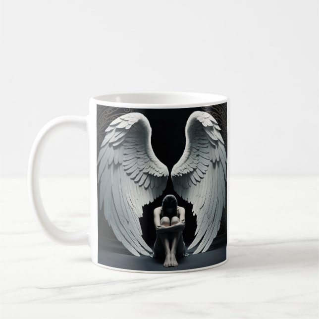 Mug Ange avec de grandes ailes  (Gauche)