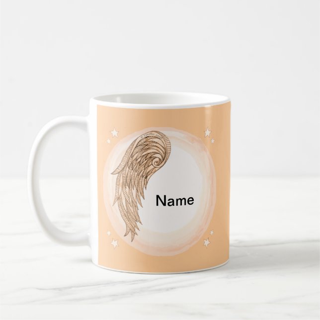 Mug ange chrétien à une aile (Gauche)
