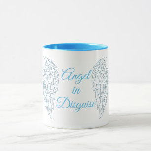 Mug Ange dans le déguisement des ailes d'anges