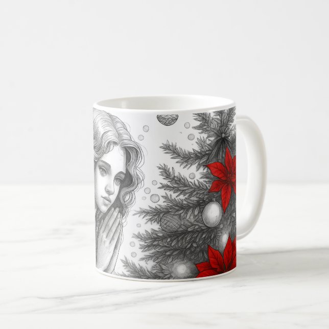 Mug Ange de Noël  (Devant droit)