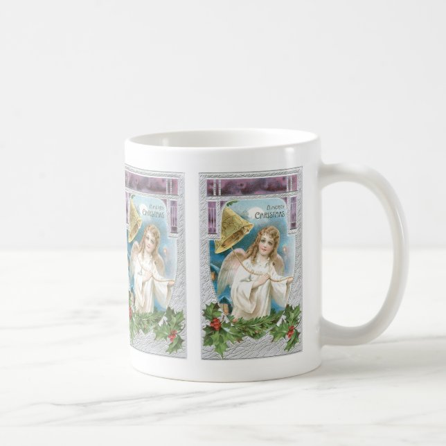 Mug Ange de Noël avec cloche (Droite)