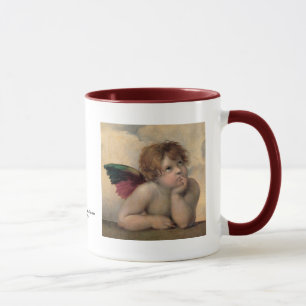 Mug Ange de Sistine Madonna, Raphael 1514