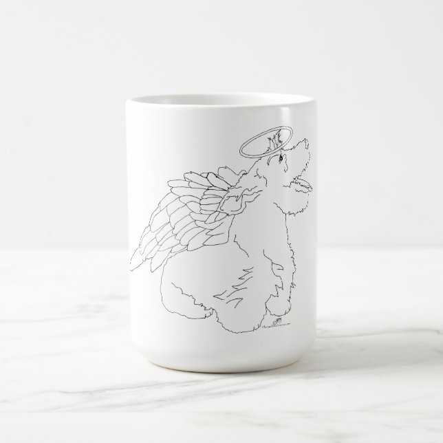 Mug Ange du chien écossais (Centre)