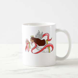 Mug Ange ethnique de conscience "de ruban rouge"