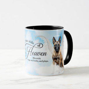 Mug Ange Malinois belge Personnalisé Pet Memorial