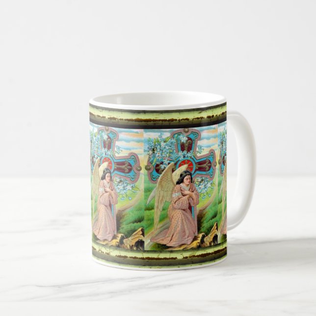 Mug Ange priant (Devant droit)