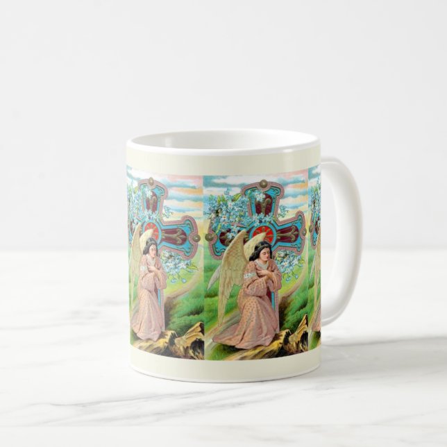 Mug Ange priant (Devant droit)