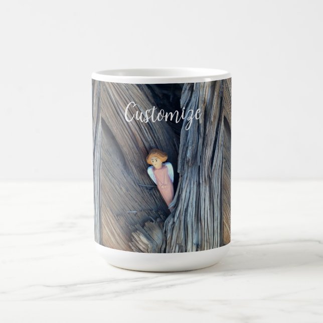 Mug Ange sculpté dans l'arbre Thunder Cove (Centre)