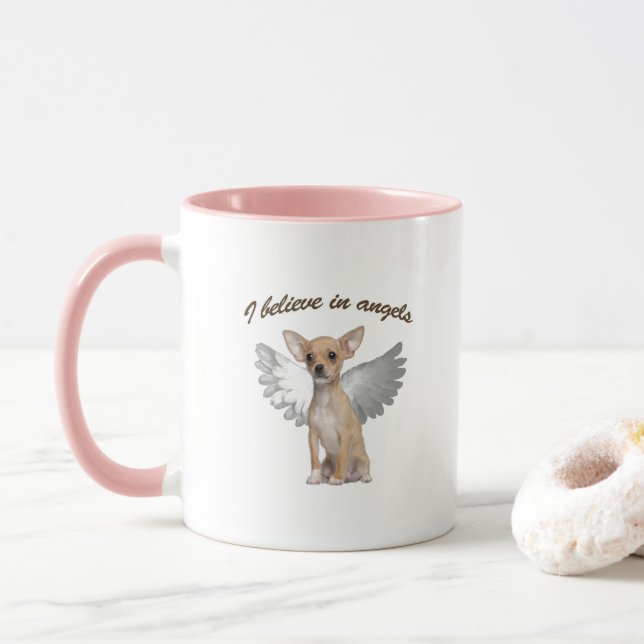 Mug Angel Chihuahua (Avec donut)