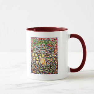 Mug Angel de prière de sérénité (texte espagnol)