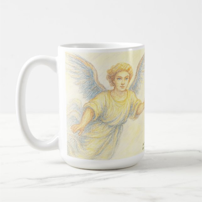 Mug Angel en vol avec le sourire (Gauche)