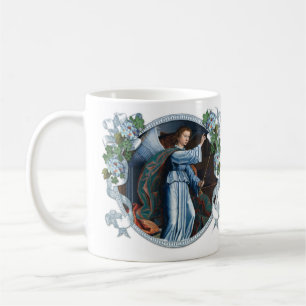 Mug Angel Gabriel Vierge Marie Annonciation Florale