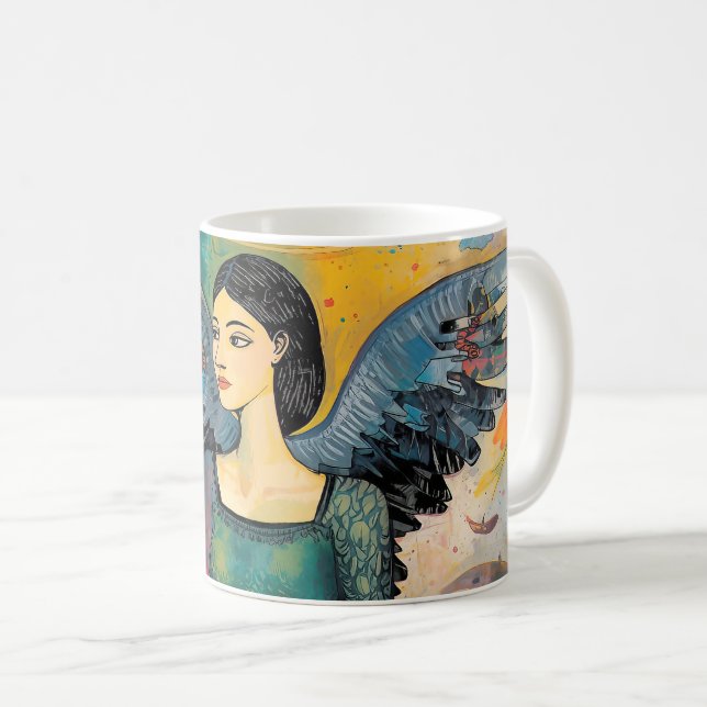 Mug Angel Glow Art  (Devant droit)