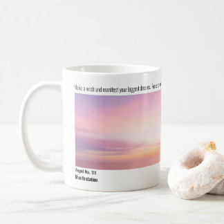 Mug Angel no 111 Manifestation Coucher de soleil rose