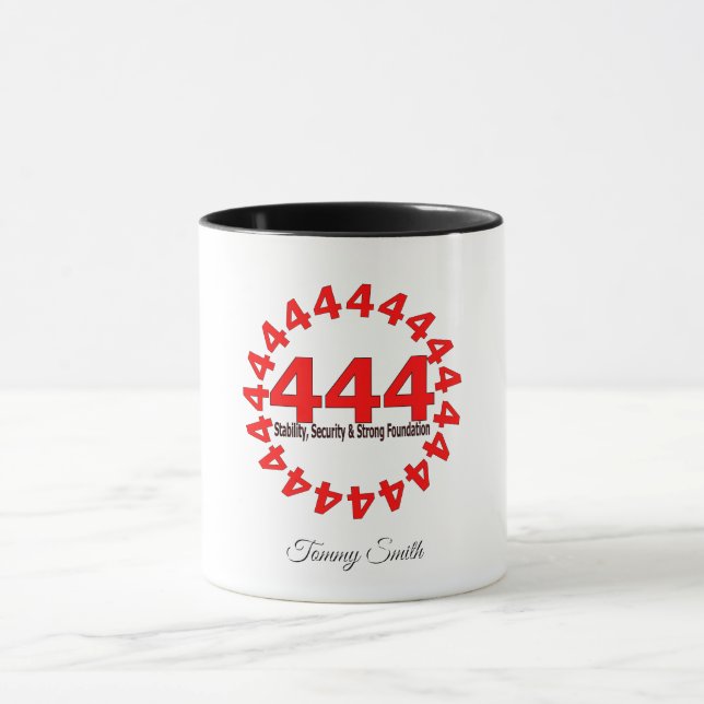 Mug Angel Numéro 444 - Café de protection et de stabil (Centre)