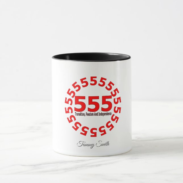 Mug Angel Numéro 555 - Accepter le changement (Centre)