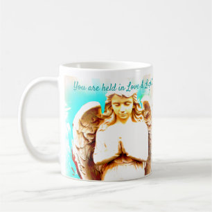 Mug Angel Prier Aqua Blue Sky Love Light Citer Cadeau