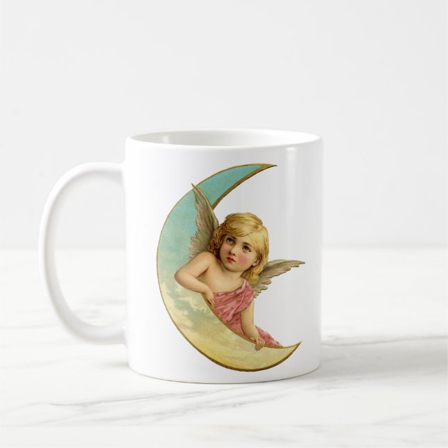Mug Angel vintage de lune (Gauche)