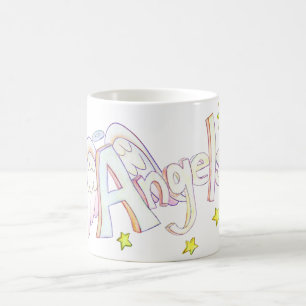 Mug Angel Wings Word Art Custom Coffee Cup