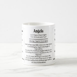 Mug Angela, l'origine et la signification et votre