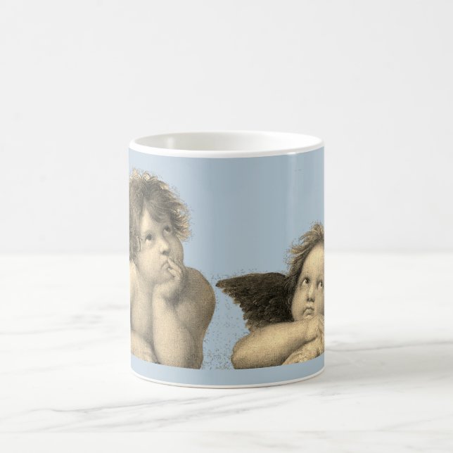 Mug Angels anges - Madonna Sixtina - Raphael - Raffael (Centre)