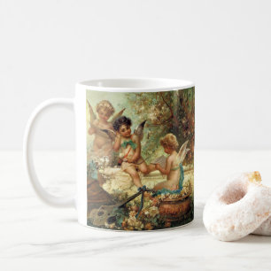 Mug Angels de musicien par Hans Zatzka, Art Victorien