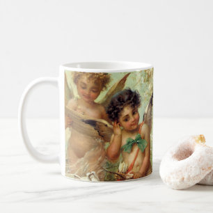 Mug Angels de musicien par Hans Zatzka, Art Victorien