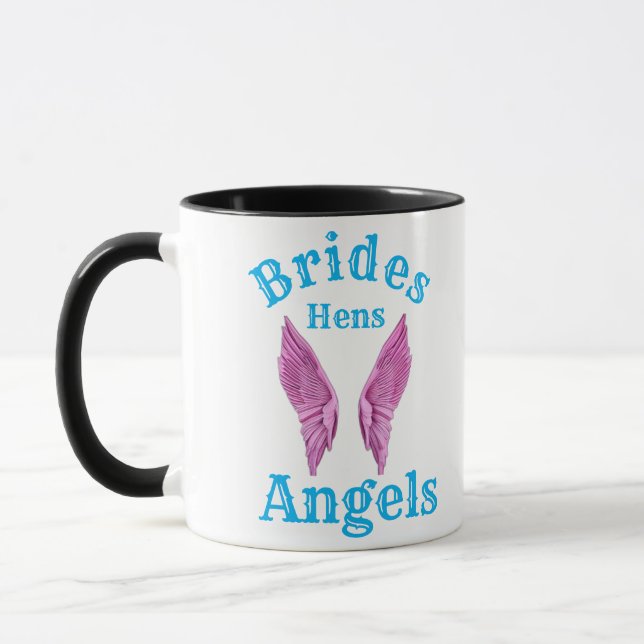 Mug Anges de la mariée poules  (Gauche)