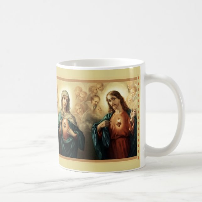Mug Anges impeccables sacrés de Mary de coeur de Jésus (Droite)