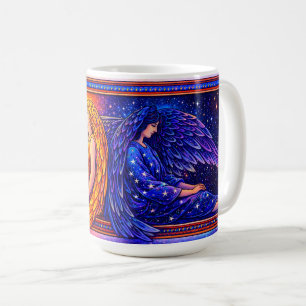 Mug Anges rétro célestes jour et nuit