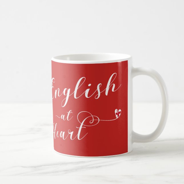 Mug Anglais À Heart Mug, Angleterre (Droite)