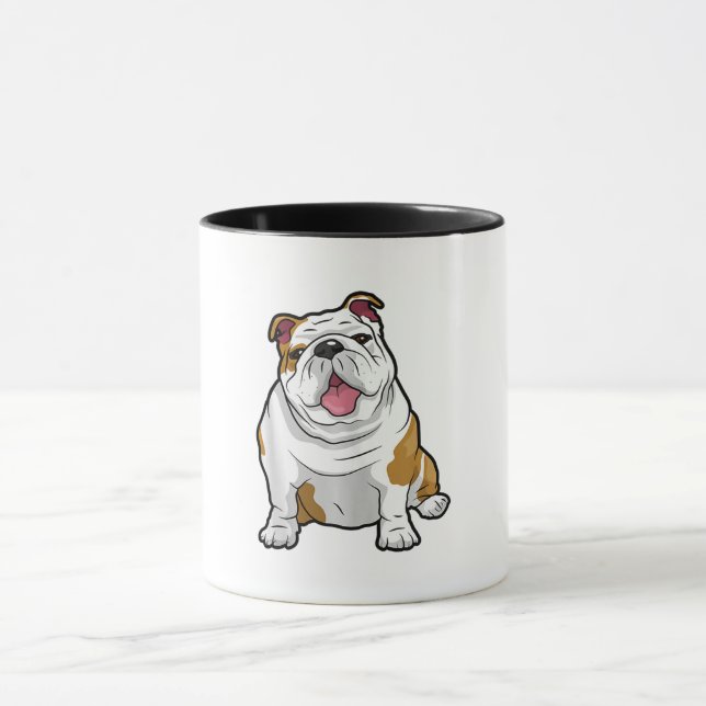 Mug ANGLAIS BULLDOGS Awesome Funny Bulldog Pups Chiens (Centre)