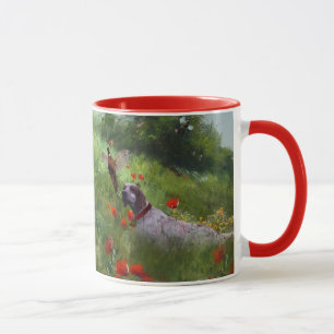 Mug Anglais Setter, Chasse de faisan