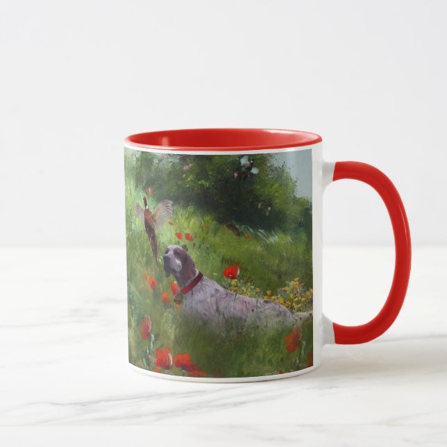 Mug Anglais Setter, Chasse de faisan (Droite)