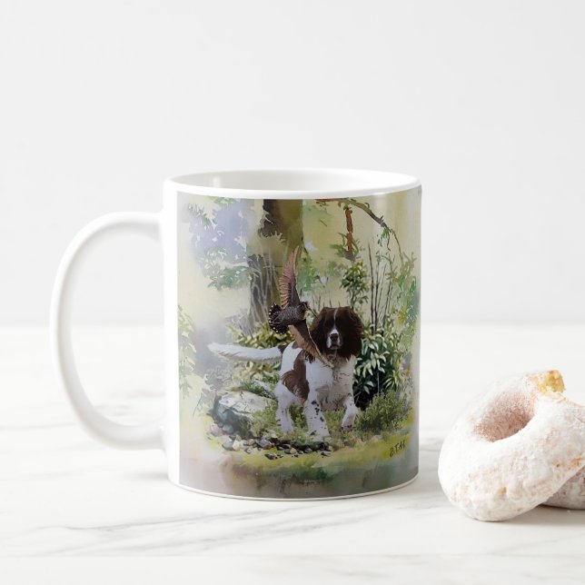 Mug Anglais Springer Spaniel (Avec donut)