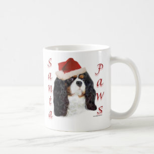 Mug Anglais Toy Spaniel (prince) Père Noël Paws