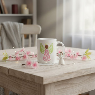 Mug Angle en rose