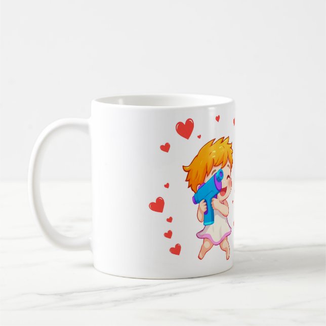 Mug Angles mignons et jouant pour vous mon amour 👼 ❤️ (Gauche)