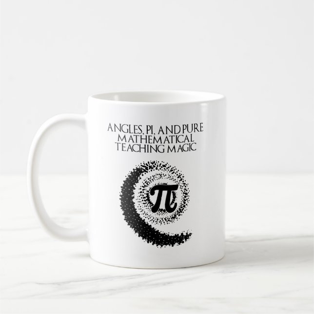 Mug Angles Pi Mathématiques Pures Enseignement Magie C (Gauche)