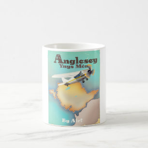 Mug Anglesea, affiche de voyage de style vintage